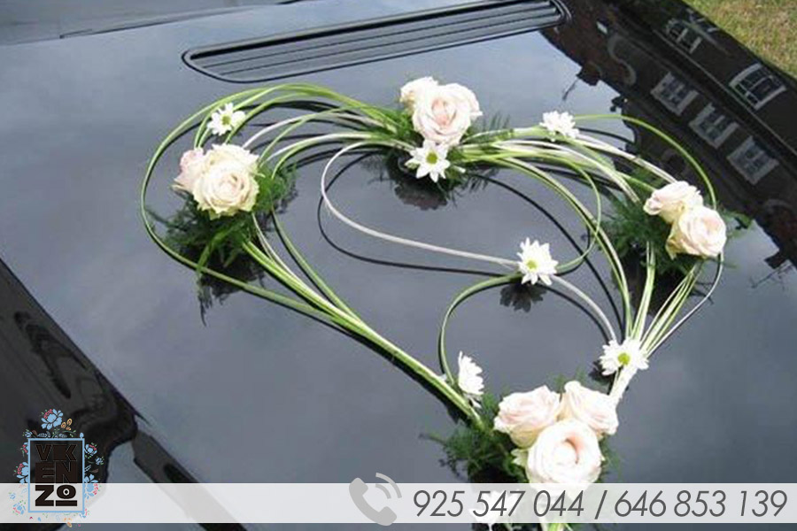 ejemplos decoracion coche boda