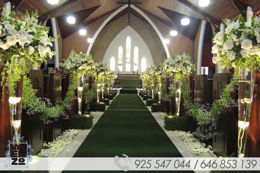 ejemplos decoracion iglesias para boda