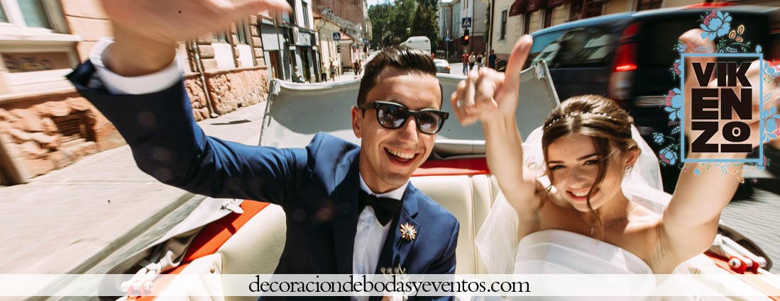 Ideas para decorar tu coche de boda